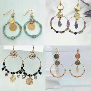 Stella Beaded Earrings Bundle Lot